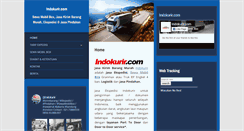 Desktop Screenshot of indokurir.com