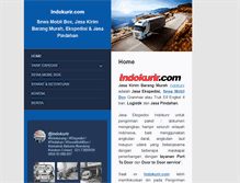 Tablet Screenshot of indokurir.com